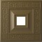 Ekena Millwork Eris Ceiling Medallion (Canopies up to 9 7/8"), 18"W x 18"H x 3 1/2"ID x 1 1/8"P, Mississippi Mud CM18ERMMF - alternate 1